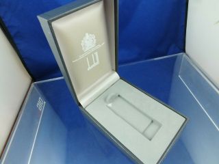 Dunhill Rollagas Rolalite Lighter Box,  Grey Leatherette.  Vintage Swiss