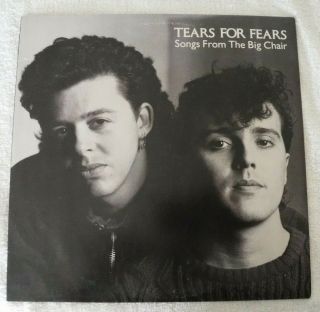 Songs From The Big Chair By Tears For Fears / Mercury Records / R - 143666 / Lp