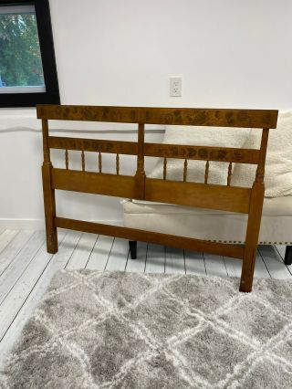 Hitchcock Full Headboard & Bed Frame,  Mid 20th Century Vintage
