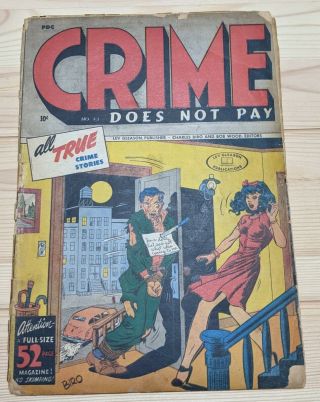 Crime Does Not Pay 43 1946 - Low Grade