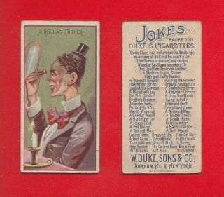 1890 Duke - N81 Jokes - A Regular Corker Ex