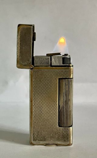 Vintage Lighter Dunhill London Rollalite Petrol Mini Rare