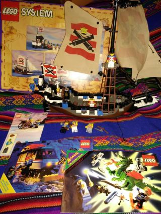 Lego Imperial Flagship 6271 100 Complete Vintage Pirates