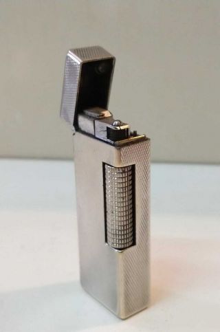 Vintage Dunhill Swiss Made Replacement Lighter Silver Metal