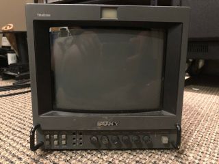 Sony Pvm - 8041q Vintage Retro Gaming Trinitron Color Video Monitor Display