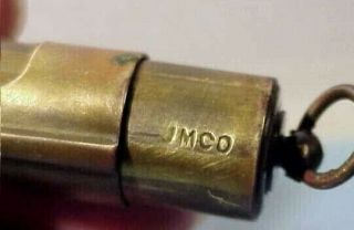 WW2 Jmco/Imco Neverfail Pocket Trench Lighter – Vtg Solid Brass MADE IN AUSTRIA 2