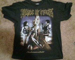 Vintage Cradle Of Filth Sin To Be Forgiven Shirt Xl