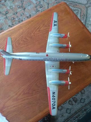 Vintage Japan1950 ' s YONEZAWA pressed steel toy airplane 1950 ' s 2