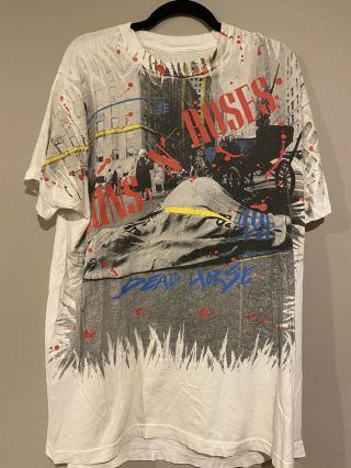 Guns N Roses Dead Horse Vintage T - Shirt Size L/ Xl 1990 