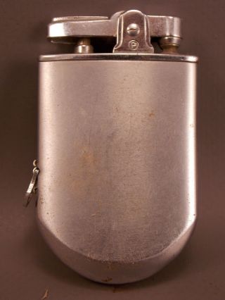 Very Rare Penguin Petrol Lighter With Measuring Tape Inside