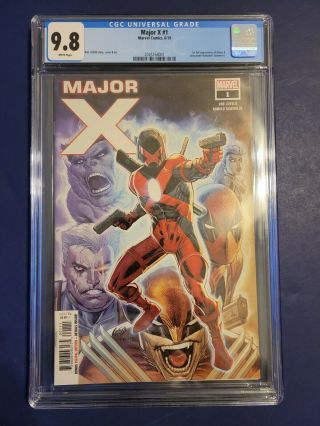 Major X 1 - First Print - Marvel Comics - Cgc 9.  8 - White Pages -