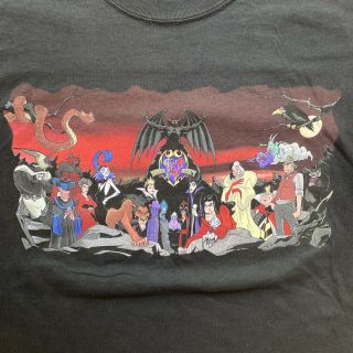 Vintage 90s Disney Villains T - shirt; Men’s Large; Aladdin Lion King Hook Cruella 4