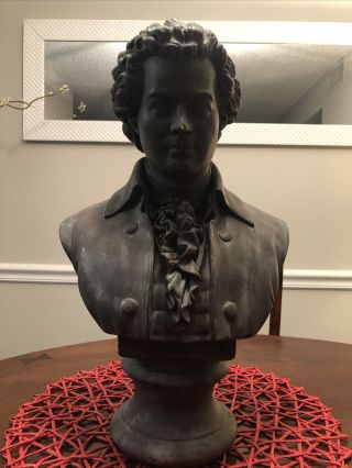 Mozart Bust Sculpture 17”h,  Busts Composers