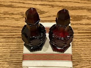 Vintage Avon Cape Cod Ruby Red Salt And Pepper Shaker