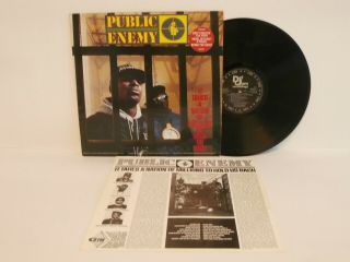 80s R&b Rap Hip Hop Public Enemy Takes A Nation 1988 Uk Vinyl Lp,  Inner N