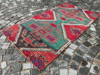 Carpet,  Turkish Rug,  Vintage Rug,  Handmade Rug,  Area Rug | 3,  4 X 6,  4 Ft
