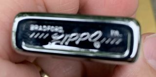 Vintage 1974 Zippo Slim lighter & money clip knife set - 2