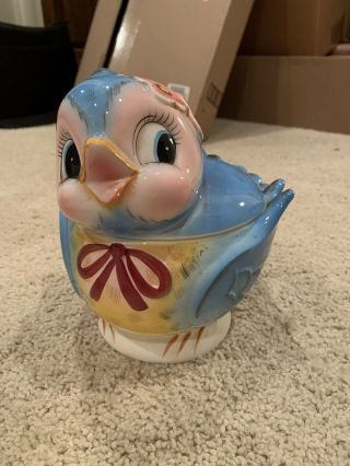 Geo Lefton Vintage Bluebird Cookie Jar