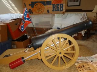 Vintage Johnny Reb Toy Cannon