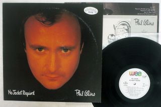 Phil Collins No Jacket Required Wea P - 13077 Japan Promo Vinyl Lp