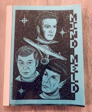Star Trek Tos Mind Meld K/s Kirk Spock Fanzine Zine Slash Fiction Erotic Adult