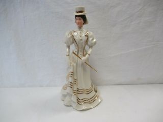 Lenox Riding At Richfield Fine Porcelain Figurine Victorian Ladies Of Fashion