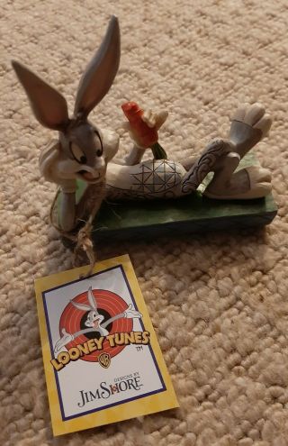Enesco Looney Tunes By Jim Shore - Bugs Bunny " Cool As A Carrot " & Boxed