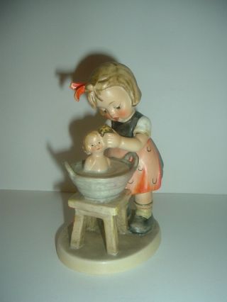 Hummel HUM 319 Doll Bath Girl Figurine TMK 4 2