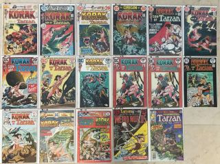 Korak Son Of Tarzan 46 - 61 1st Issue Weird Worlds 5 Joe Kubert 1972 Dc Comics