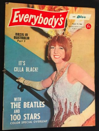 Everybodys 1960s Mod Beat Mag Beatles Cilla Black Neo Nazis Searchers Aussie Gir