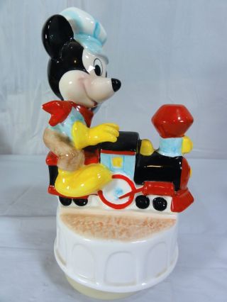 Schmid Engineer Mickey Mouse Music Box - Older Version