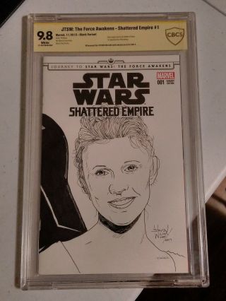 Journey To Star Wars The Force Awakens Shattered Empire 1 - Wilcox Sketch 9.  8