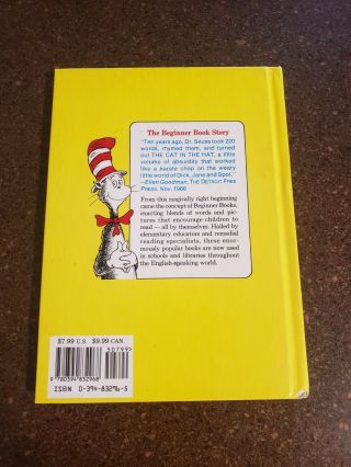 Vintage Dr.  Suess book Cat in the Hat quiz Hardcover collectors edition 2
