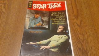 Star Trek 5 (sep 1969,  Western Publishing) Gold Key Comics Tricked Photo Cover