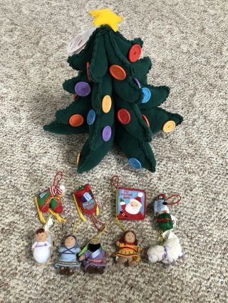 Hallmark Keepsake Kids My Very Own Christmas Tree Soft Plush 15 " With Ornaments