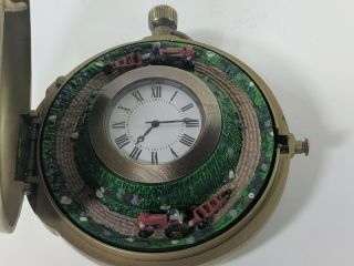 Mr Christmas Tractor Pocket Watch Music Box - Not fully functional 3