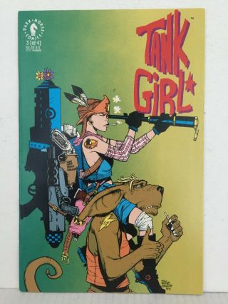 Primo: Tank Girl 3 Vf 1st Print 1st Series Hewlett Martin Dark Horse Comics H5