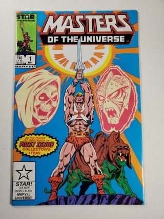 He - Man Masters Of The Universe 1 Star Marvel Comic Key 1986 Motu