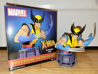 Marvel Animated Series: X - Men - Wolverine Resin Mini Bust By Diamond Select Toys