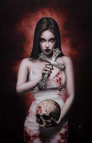 Chrome Edition Limited To 100 Cult Of Dracula 3 Jay Ferguson Art Virgin Varia
