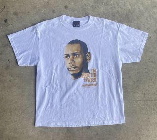 Vintage 1999 Dave Chappelle Half Baked Stoner Comedy Movie Promo T Shirt Size Xl