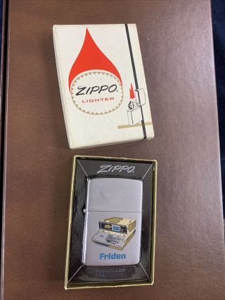 1962 Zippo Lighter Friden Inc - Calculators - Graphics