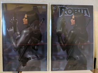 Dc Robin 1 Variant Cover Talia Al Ghul By Jeehyung Lee Set Of Two Books 9.  8,
