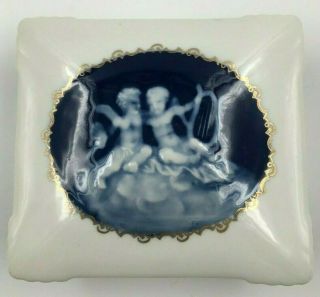 Camille Tharaud Limoges France Cherub Porcelain Jewelry Box Pate Sur Pate