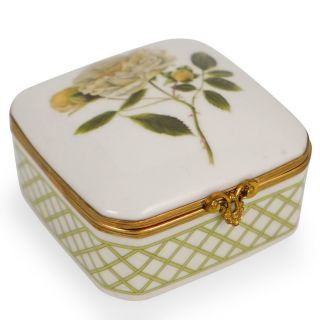 Limoges Porcelain Limited Edition Trinket Box American Horticulture Society