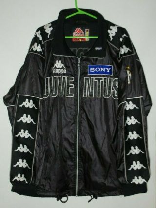 Juventus Jacket Kappa Vintage Football Soccer Training Size Xl