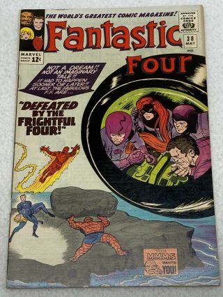 Fantastic Four 38 Marvel May 1965