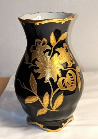 Jlmenau Graf Von Henneberg Porzellan 1777 Echt Kobalt Vase -