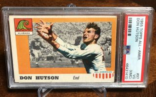 1955 Topps All American 97 Don Hutson Psa 3 Vg Mc Rc Rookie Card Vintage Invest
