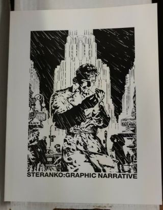 Steranko Graphic Narrative Art Book,  1978,  Marvelmania,  Shield,  Shadow,  Chandler